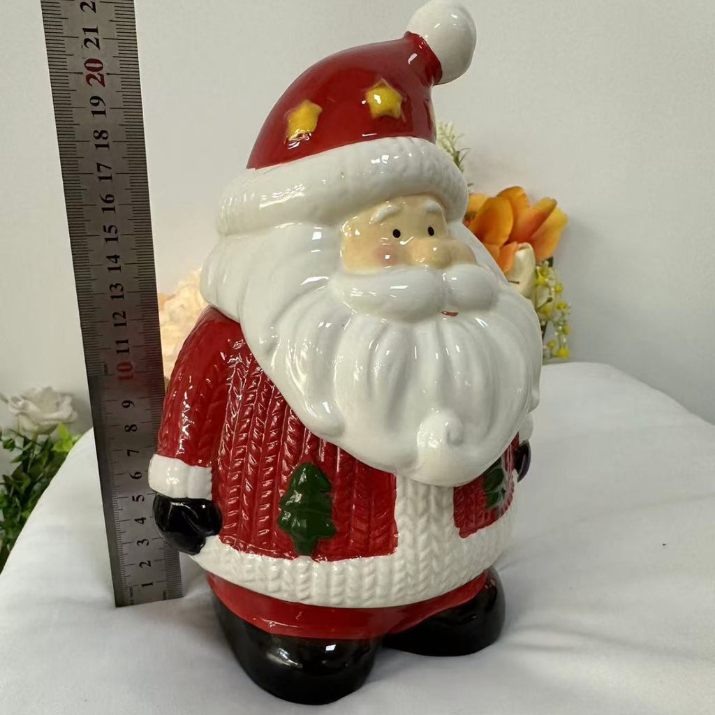 Keramik Weihnachtsmann Spardose – Bild 3 | LuxeStyle