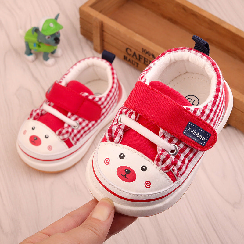 Baby-Lauflernschuhe mit Comic-Motiv – Bild 5 | LuxeStyle
