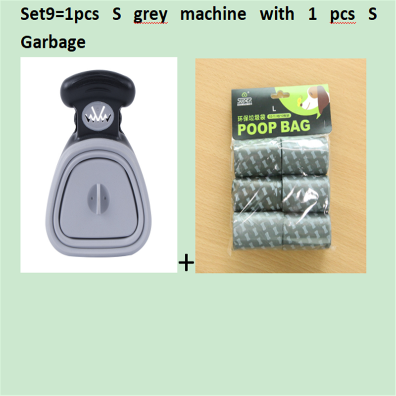 Faltbarer Hunde-Poop-Scooper mit Beuteln
