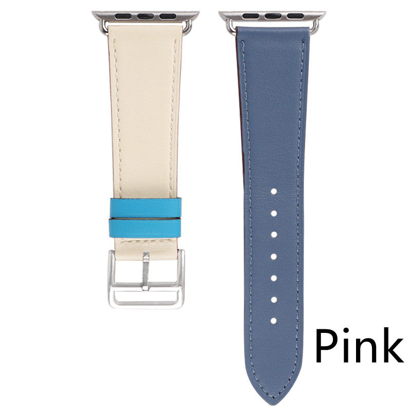 Zwei-Ton Leder-Uhrenarmband – Fashion – Bild 6 | LuxeStyle