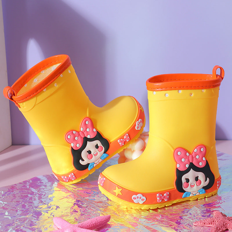 Kinder-Regenstiefel mit Prinzessinnen- oder Dino-Motiv – Bild 1 | LuxeStyle