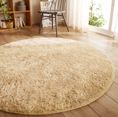 Runder Hochflor-Teppich aus Kunstfell – Bild 2 | LuxeStyle