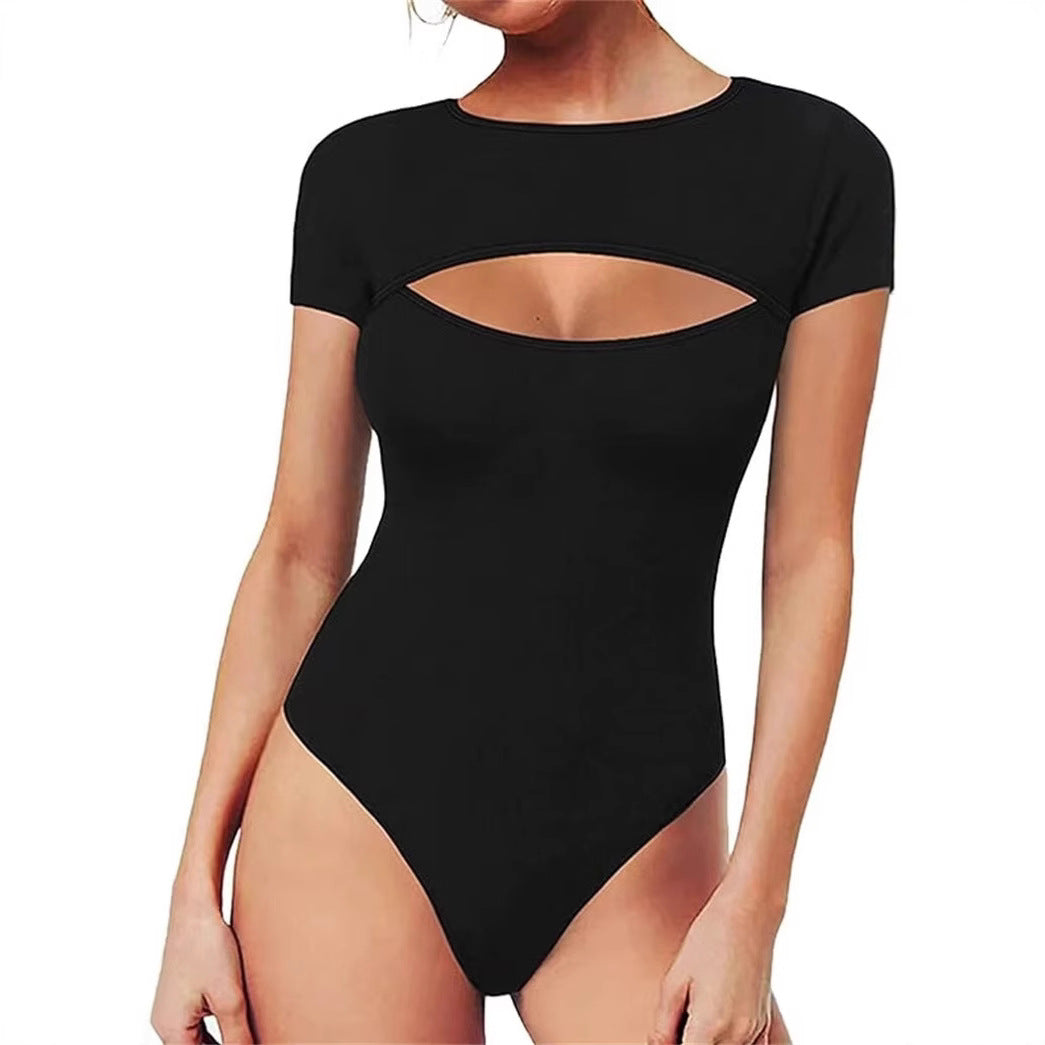 Eleganter Jumpsuit mit Cut-Out und langen Ärmeln – Ansicht 4
