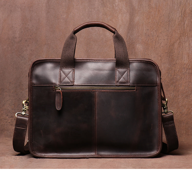 Retro Aktentasche aus Rindsleder – Bild 8 | LuxeStyle