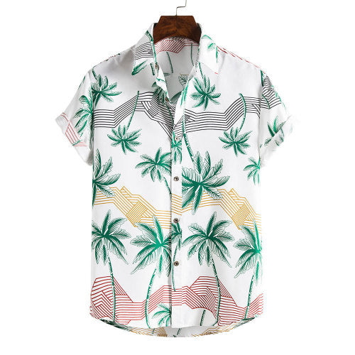 Hawaii Hemd mit Blumenmuster für Herren