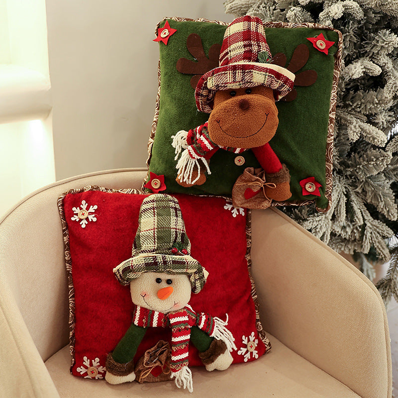 Kissenbezug mit Weihnachtsmotiven – Bild 5 | LuxeStyle