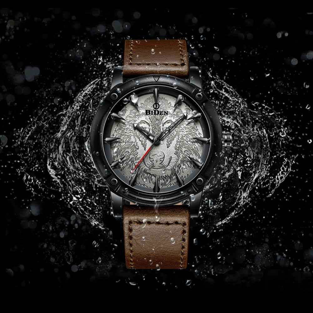 Herren-Armbanduhr einfarbig