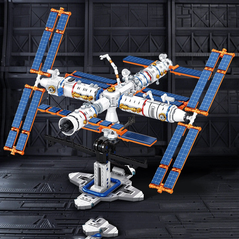 Weltraum-Rakete Bausteine Puzzle – Bild 5 | LuxeStyle