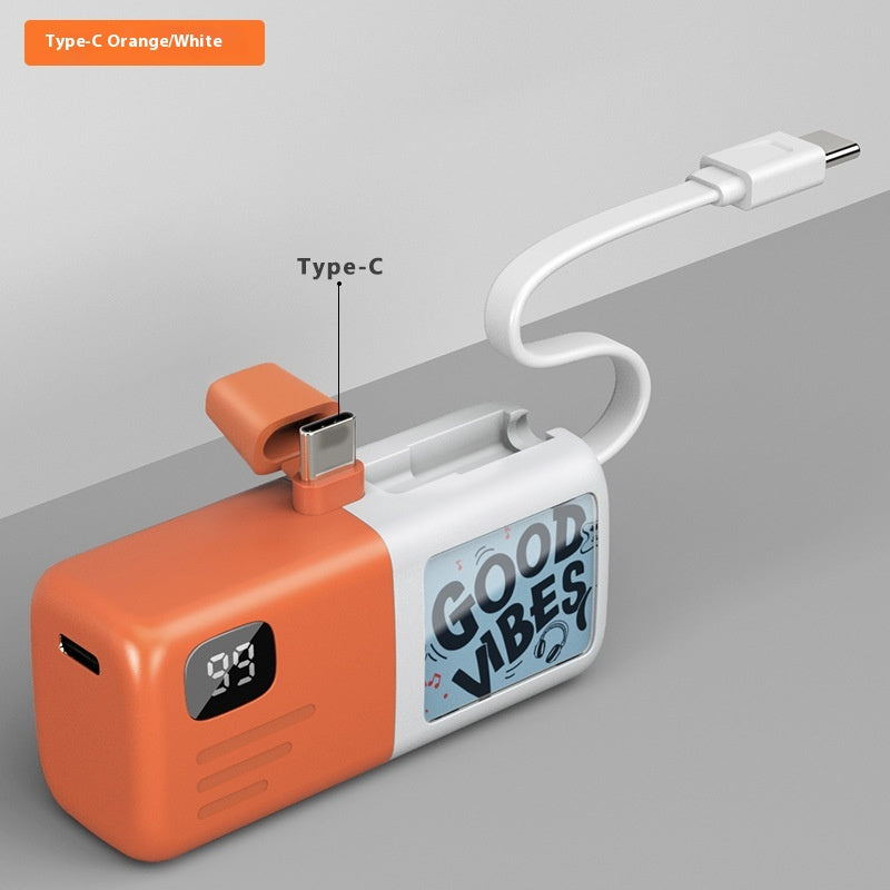 Mini Powerbank mit Digitalanzeige