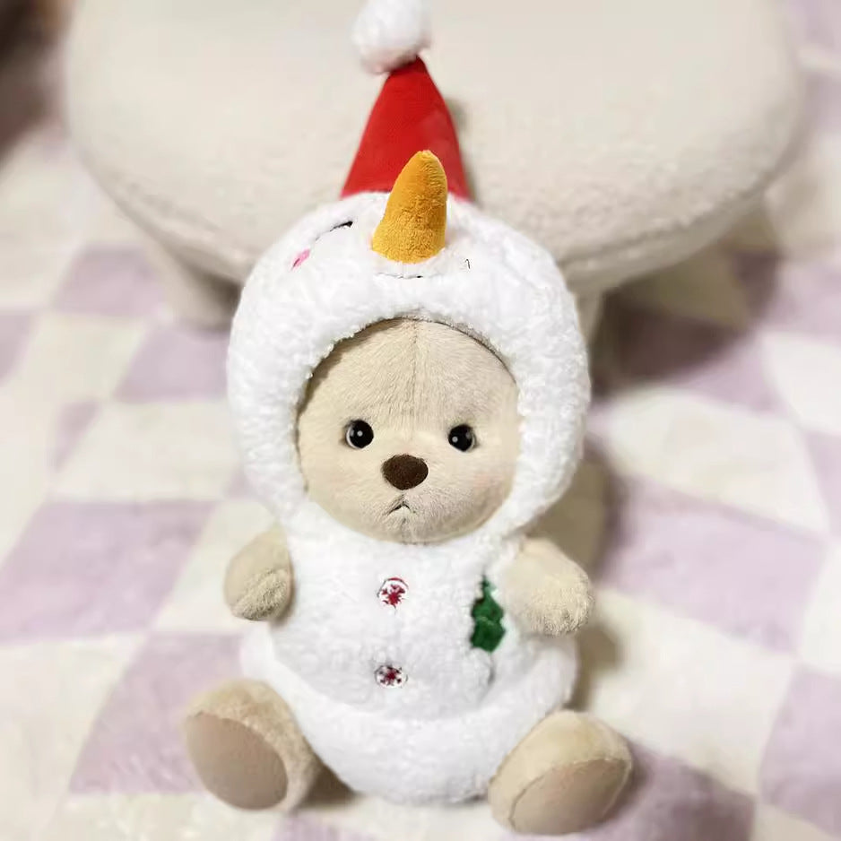 30 cm Plüschbär-Kostüm – Schneemann-Set – Bild 16 | LuxeStyle