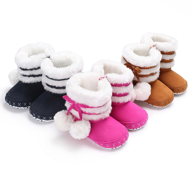 Pom Pom Winter-Booties für Kleinkinder – Bild 3 | LuxeStyle