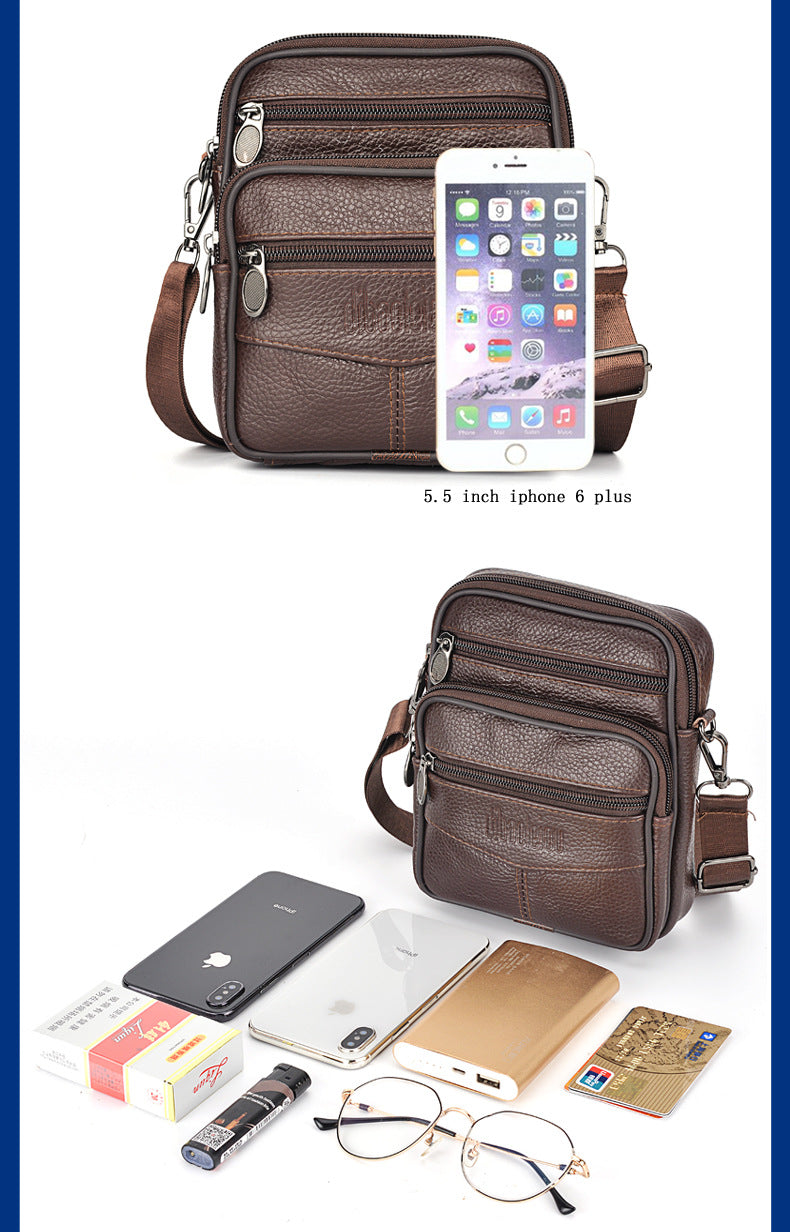 Gürteltasche aus Leder für Herren – Bild 4 | LuxeStyle