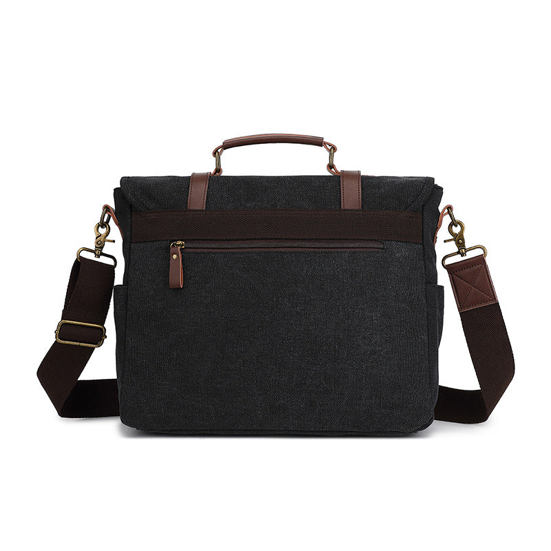 Retro-Canvas Umhängetasche Herren – Bild 8 | LuxeStyle