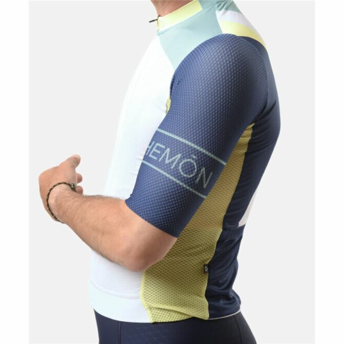 Radtrikot Weiß: Kühl und bequem für deine Tour – Ansicht 3