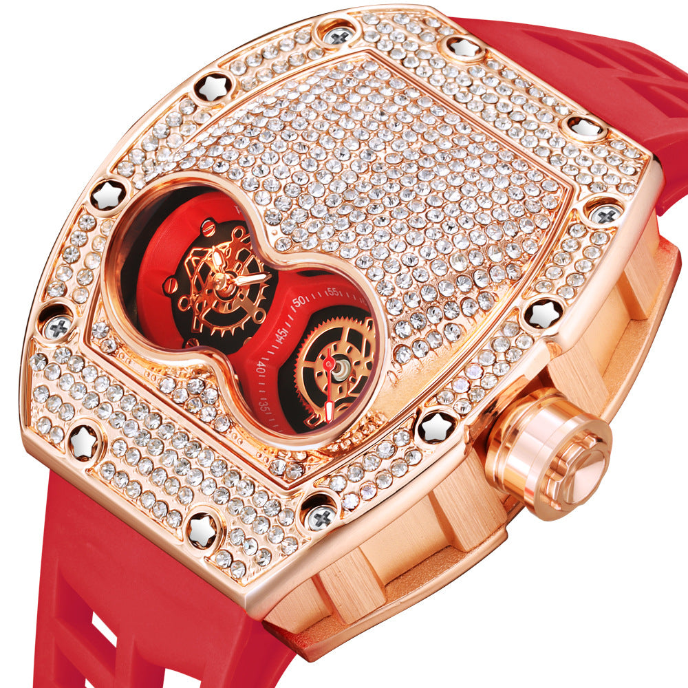 Quarz-Herrenuhr „Fashion Diamond Personality“ – Bild 5 | LuxeStyle