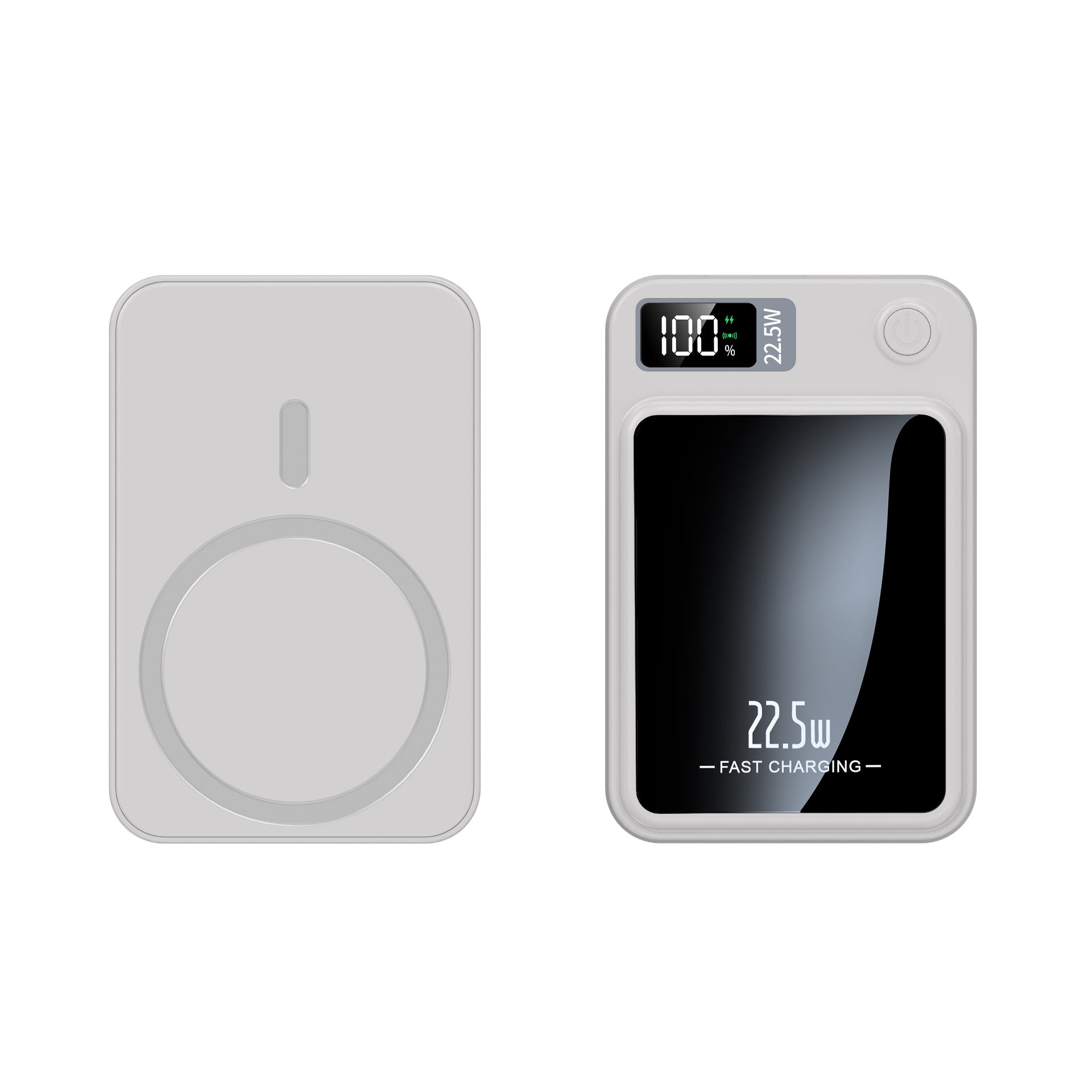 Magnetische Powerbank Weiss