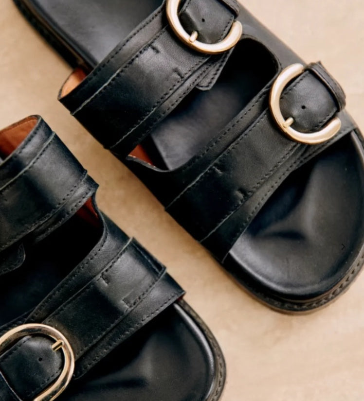 Sandalen mit doppelter Schnalle – Bild 7 | LuxeStyle