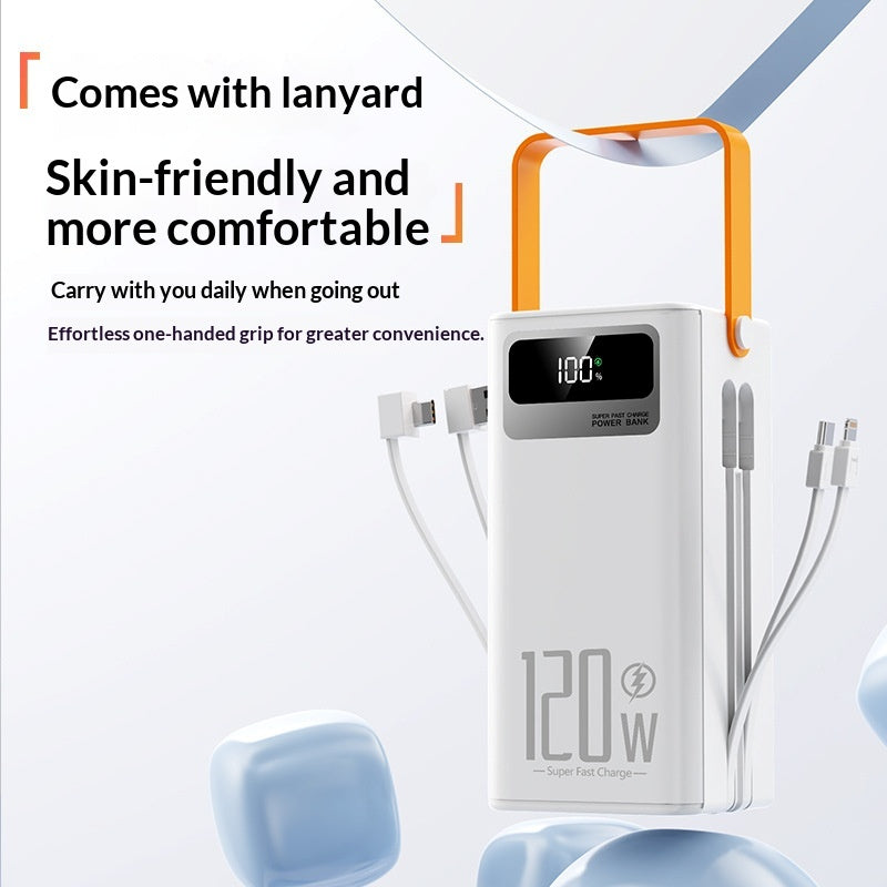 120W Fast-Charging Power Bank mit Digitalanzeige
