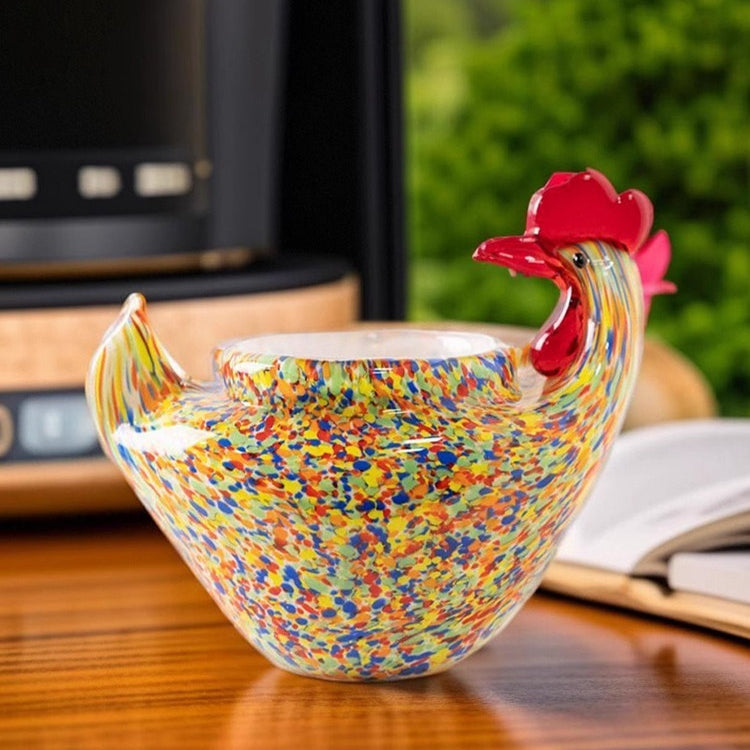 Glasiertes Huhn Obstschale | LuxeStyle