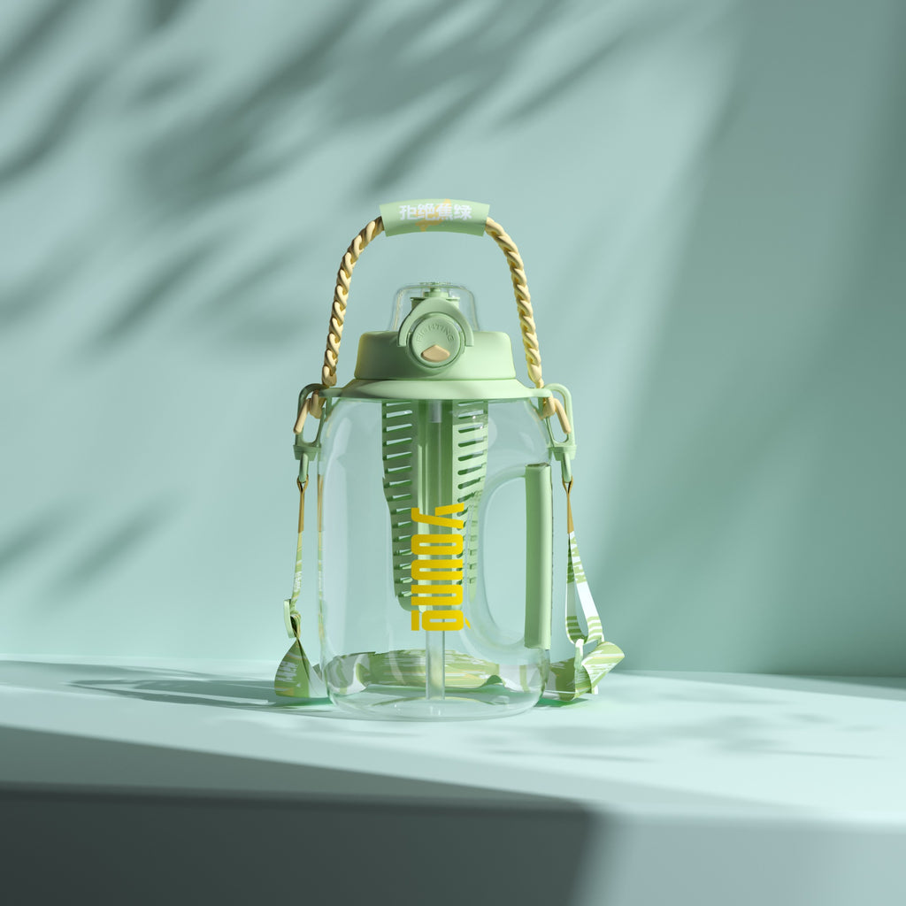 Fuguang Trinkflasche mit Strohhalm – Bild 6 | LuxeStyle