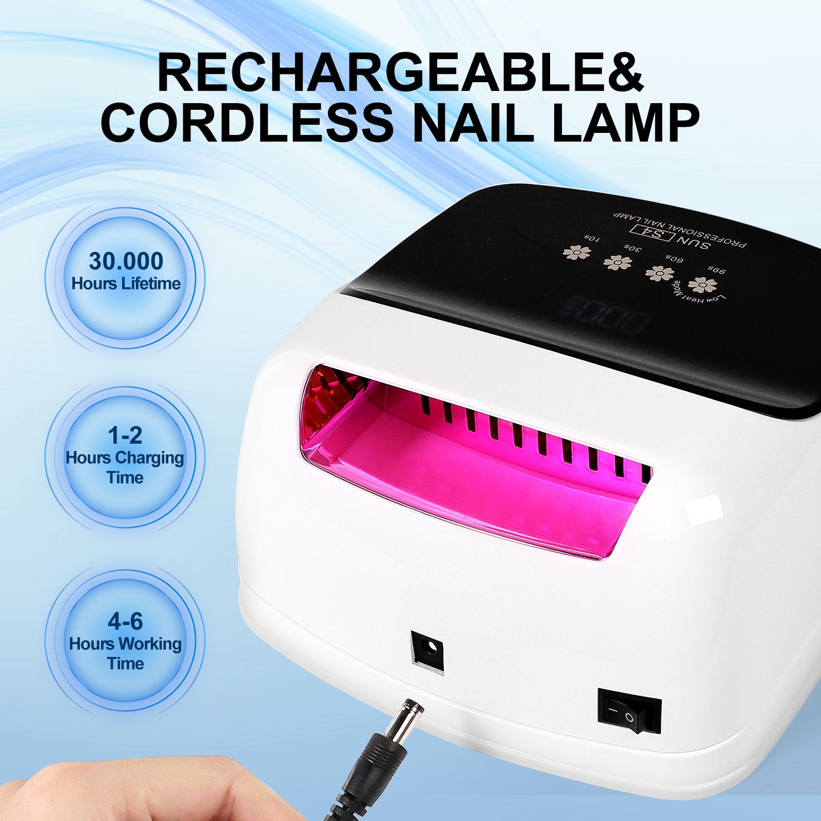 Profi UV/LED Nagellampe, kabellos