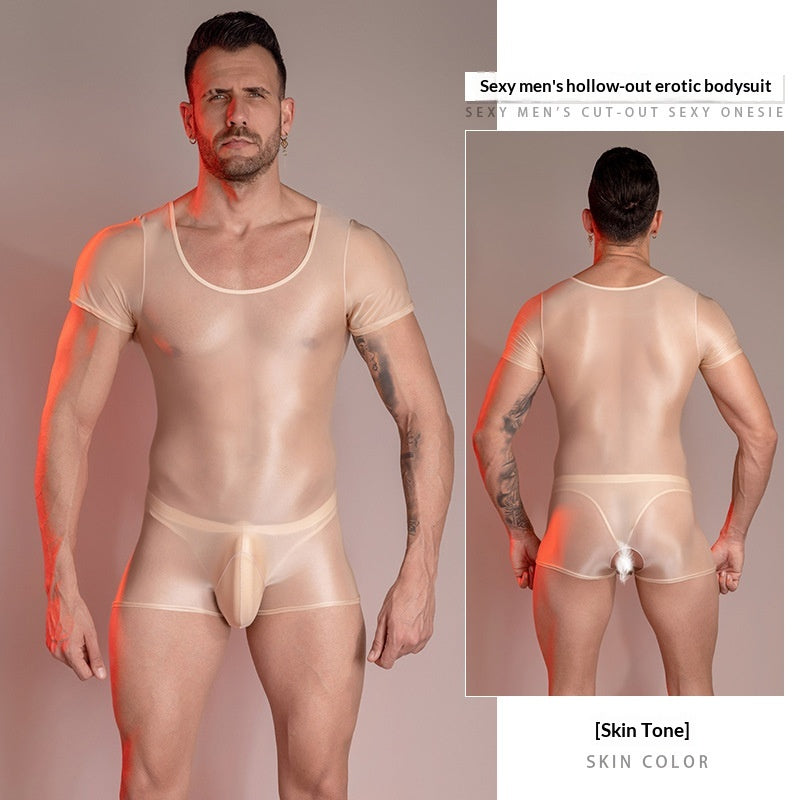Figurbetonter Body im Boxer-Stil für Herren