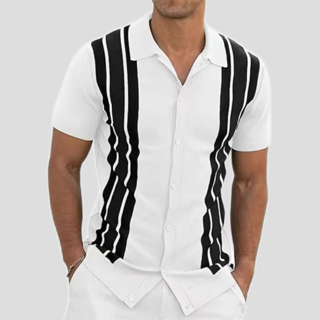Kurzarmhemd für Herren – Bild 2 | LuxeStyle
