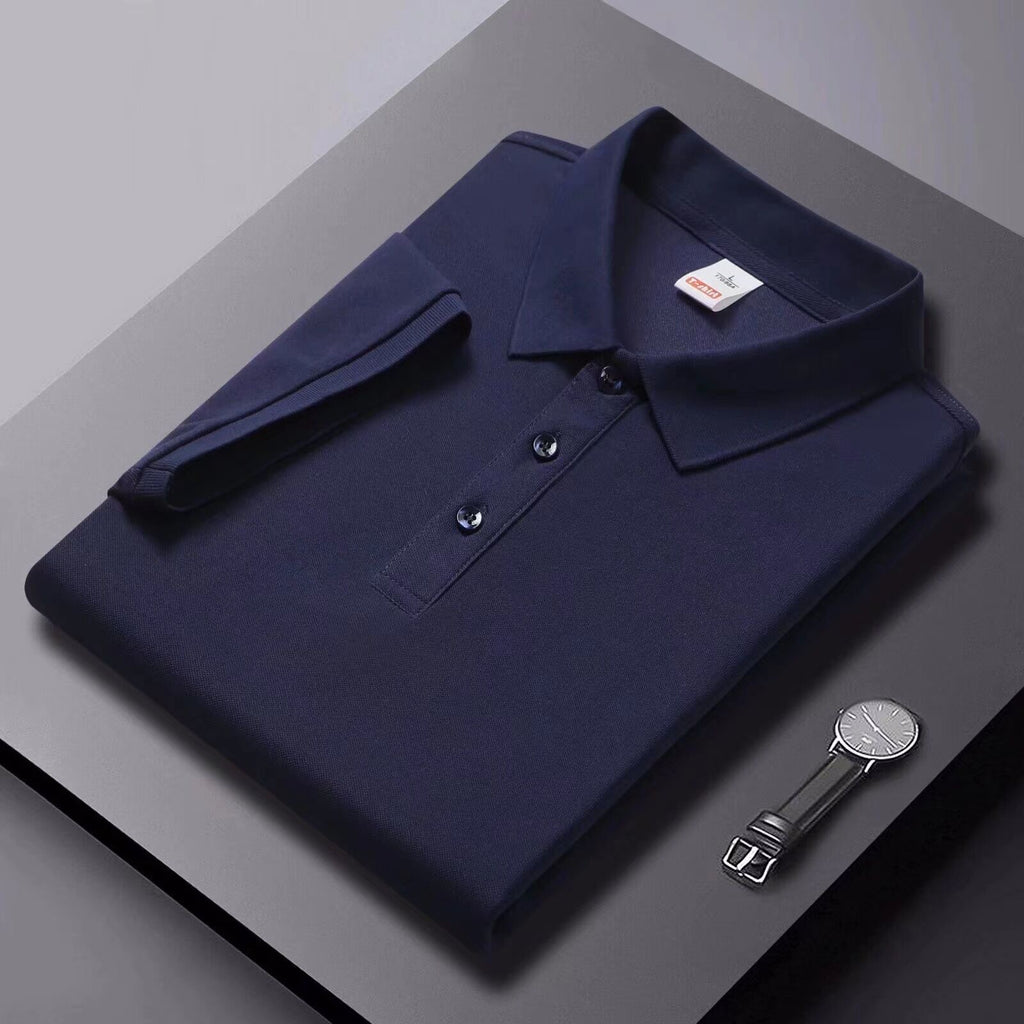 Polo-Shirt Kurzarm Slim-Fit Piqué-Baumwolle
