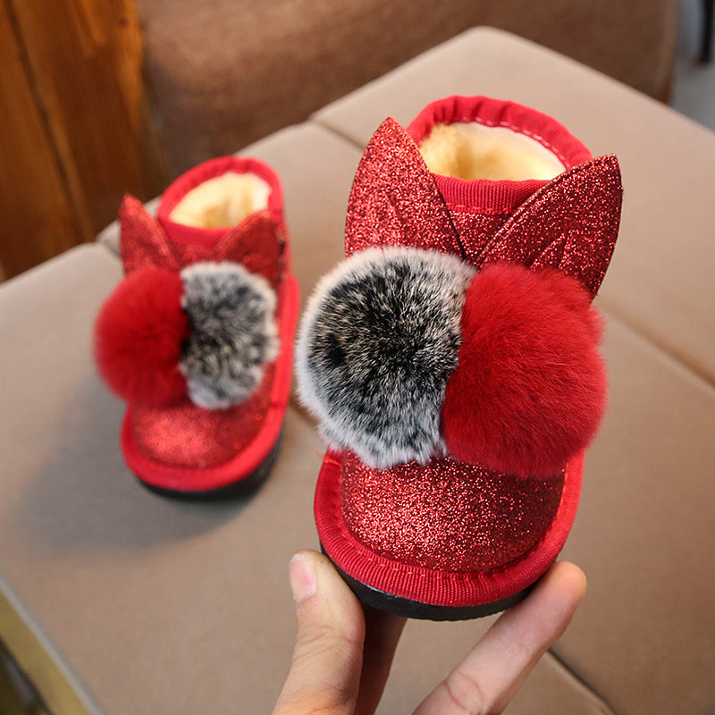 Warme Lauflernschuhe mit Klettverschluss – Bild 3 | LuxeStyle