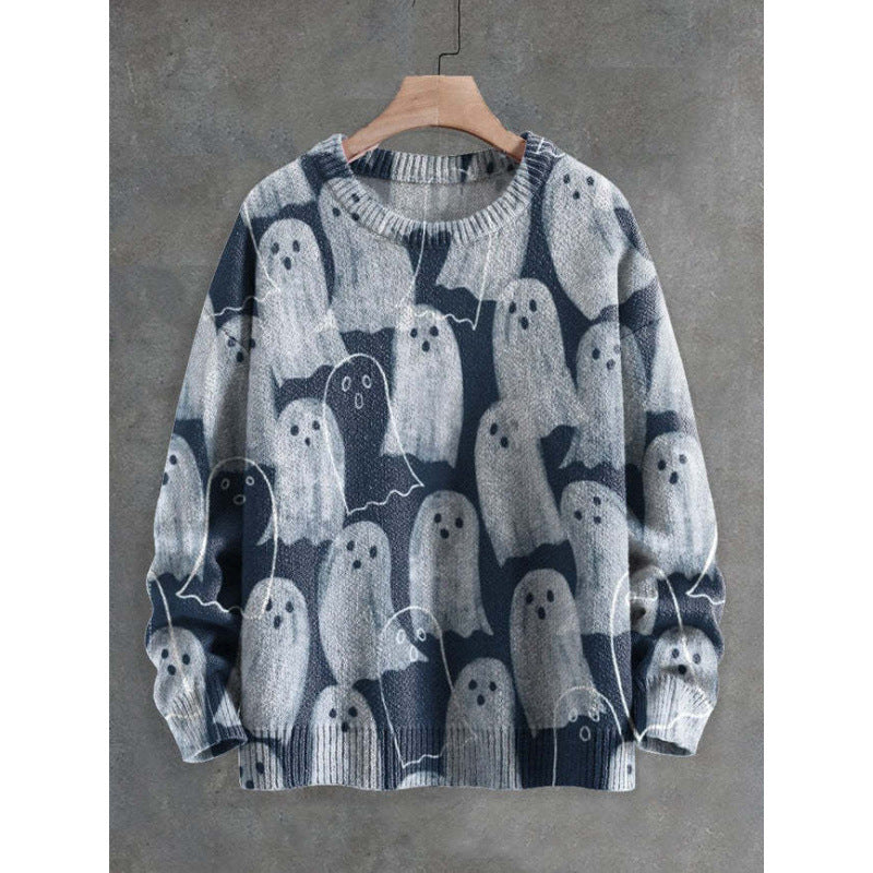 Herren-Sweatshirt mit Rundhals und Digitaldruck – Bild 6 | LuxeStyle