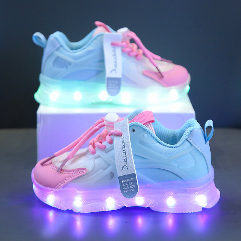 Leuchtende Kinder-Sneaker