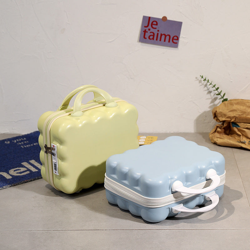 Macaron-farbener Reisekoffer mit Zahlenschloss 14 Zoll – Bild 12 | LuxeStyle