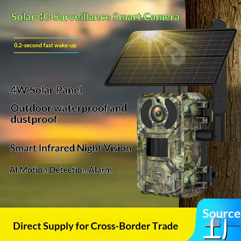 Solarbetriebene 4G Wildtierkamera