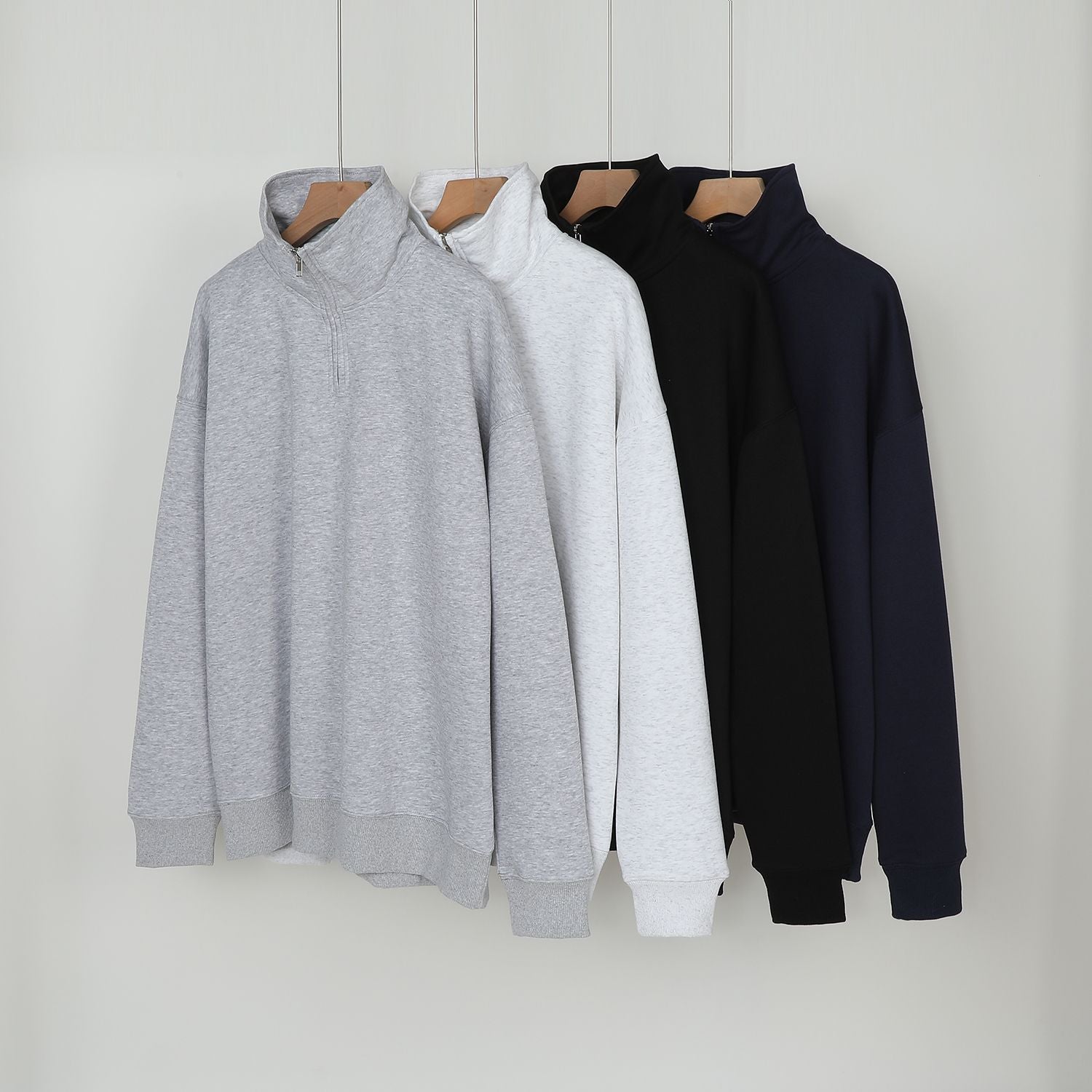 Premium Half-Zip Hoodie für Damen