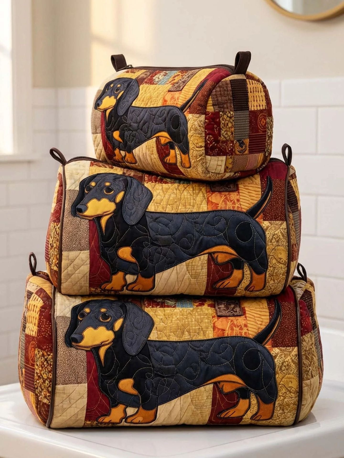 Aufbewahrungsset mit Druckmotiv