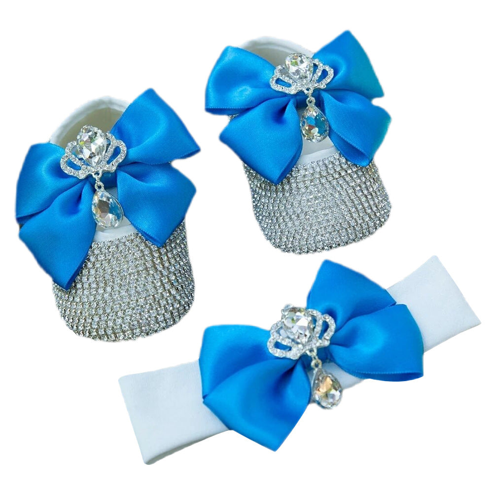 Babyschuhe mit weicher Sohle & Haube als Fotoprops