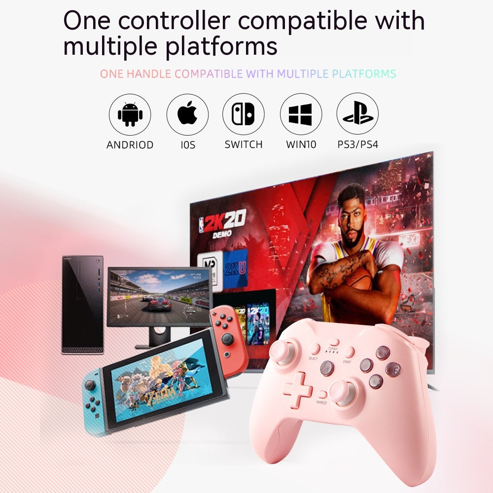 Drahtloses Bluetooth-Gamepad für Android, iOS & PC