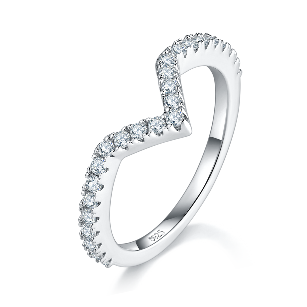 Princess-Cut Moissanit-Engagementring-Set S925, 1 ct D VVS1, GRA-Zerti
