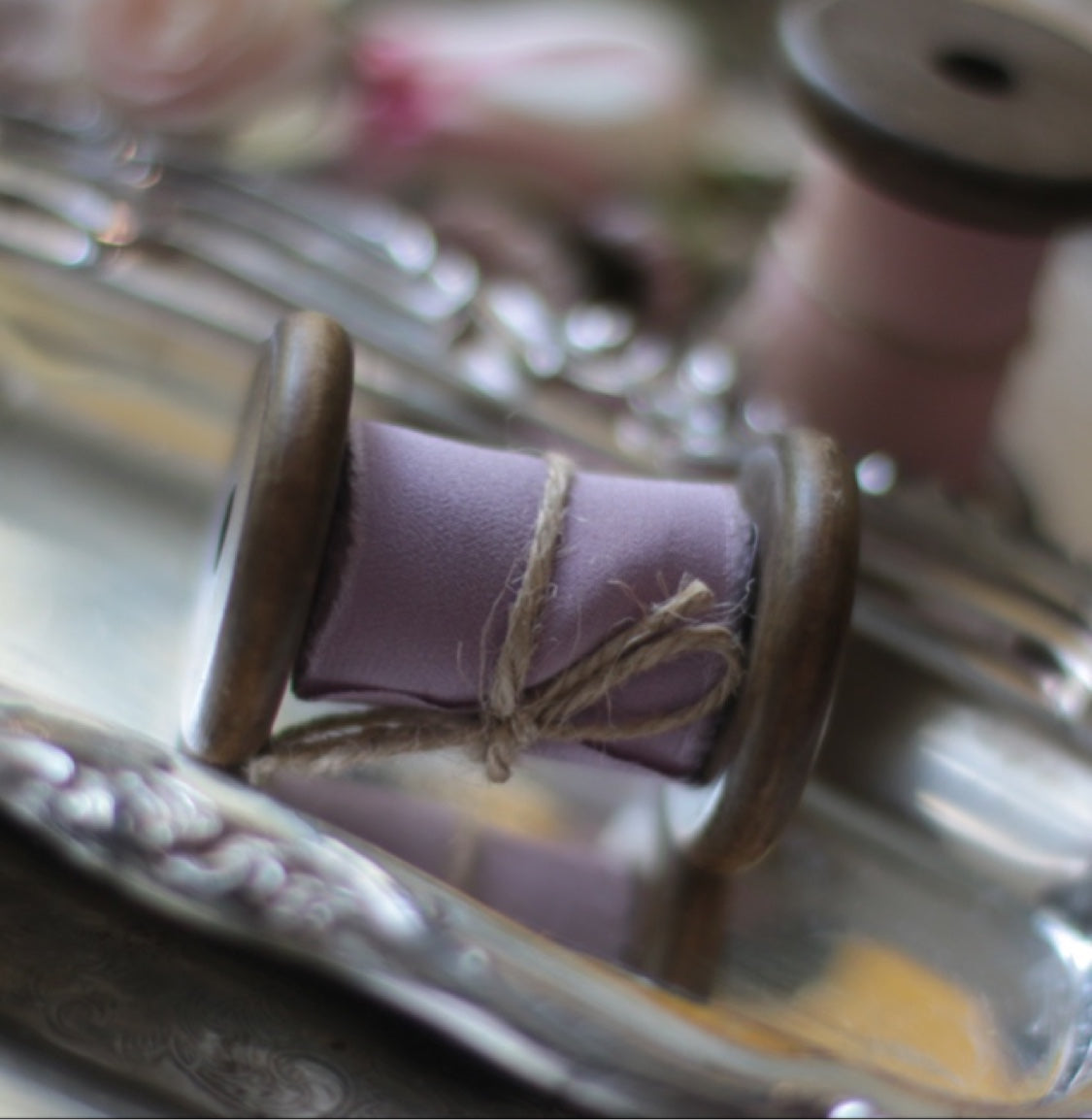 Handgefärbtes Vintage Seidenband – Bild 3 | LuxeStyle