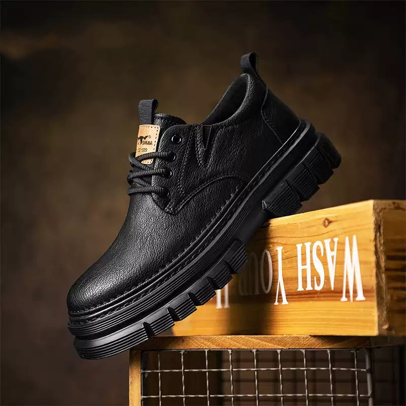 Lässige Leder-Halbschuhe für Herren – Bild 5 | LuxeStyle