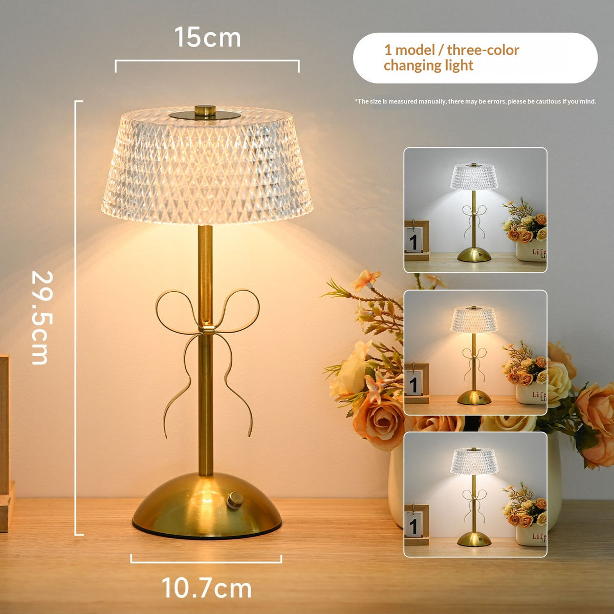 Nordische Tischlampe mit USB‑Ladefunktion – Bild 8 | LuxeStyle
