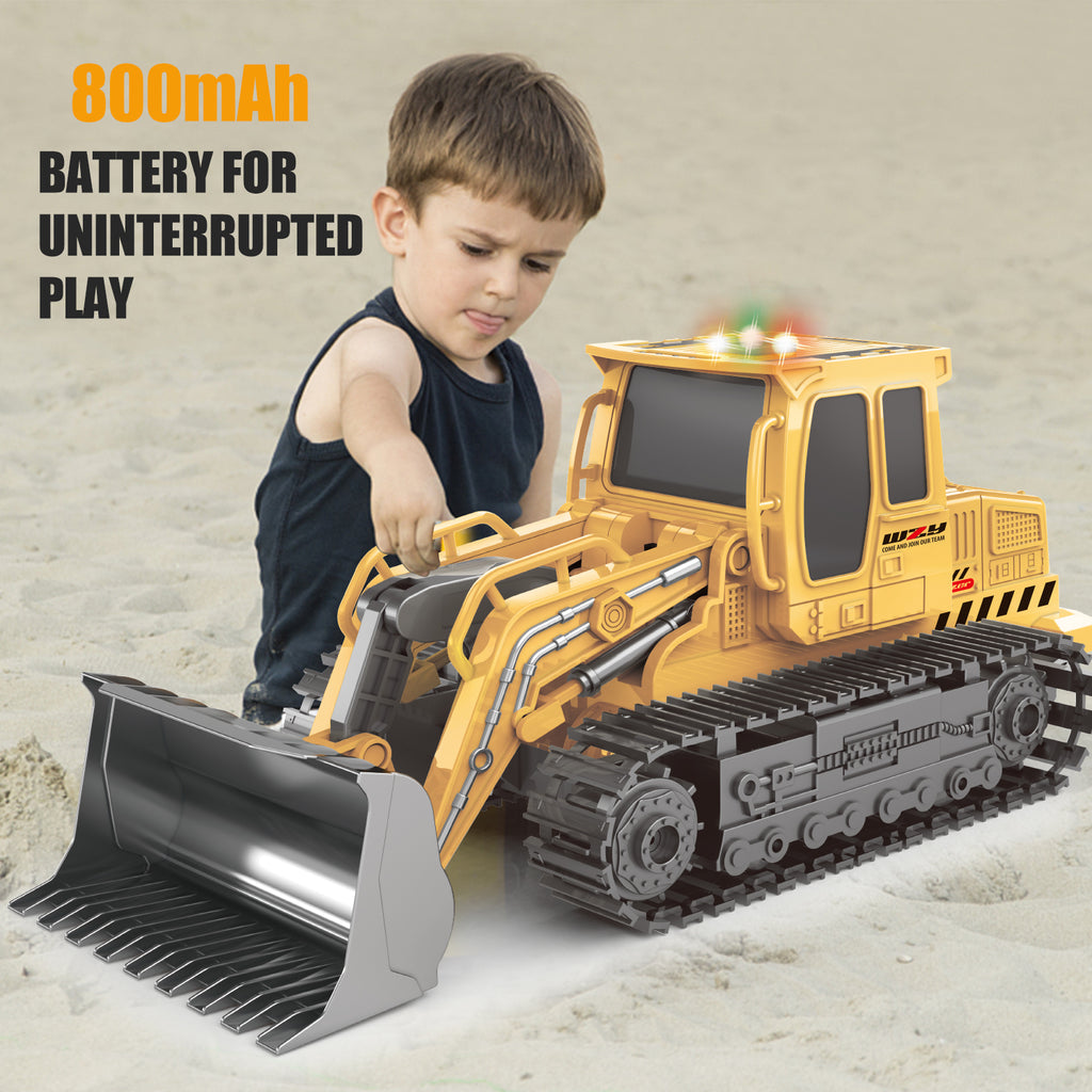 RC Baustellenfahrzeug Set – Bagger & Bulldozer