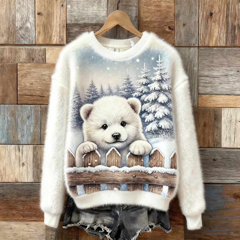 Damen Flanell-Kapuzenpullover für Herbst und Winter – Bild 4 | LuxeStyle
