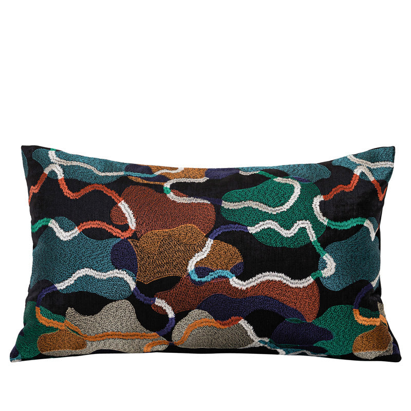 Kissenhülle «Cloud» Chenille bestickt – Bild 6 | LuxeStyle