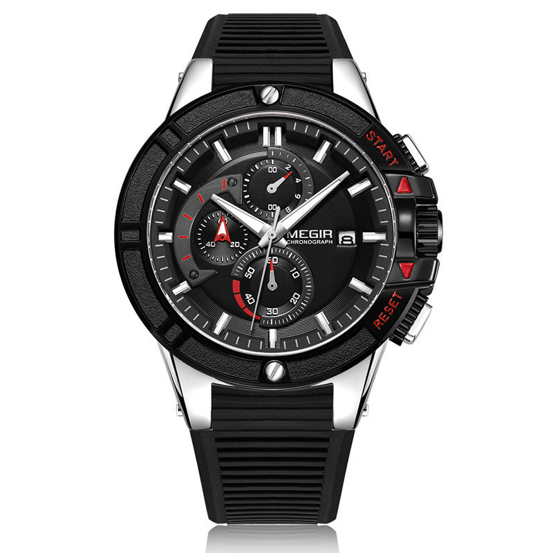 Herren Quarzuhr mit Chronograph und Kalender | LuxeStyle