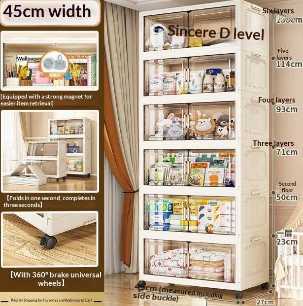 Mehrschichtiger Aufbewahrungs-Schrank