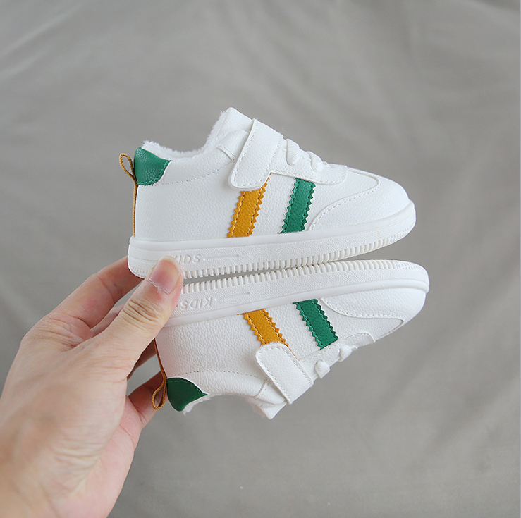 Weisse Klettverschluss-Schuhe für Babys | LuxeStyle