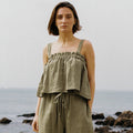 Damen Camisole aus Ramie-Baumwolle