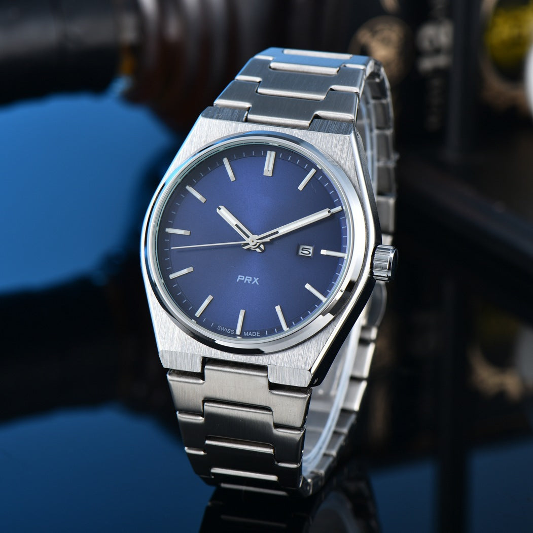 Elegante Herrenquarzuhren mit Stahlband