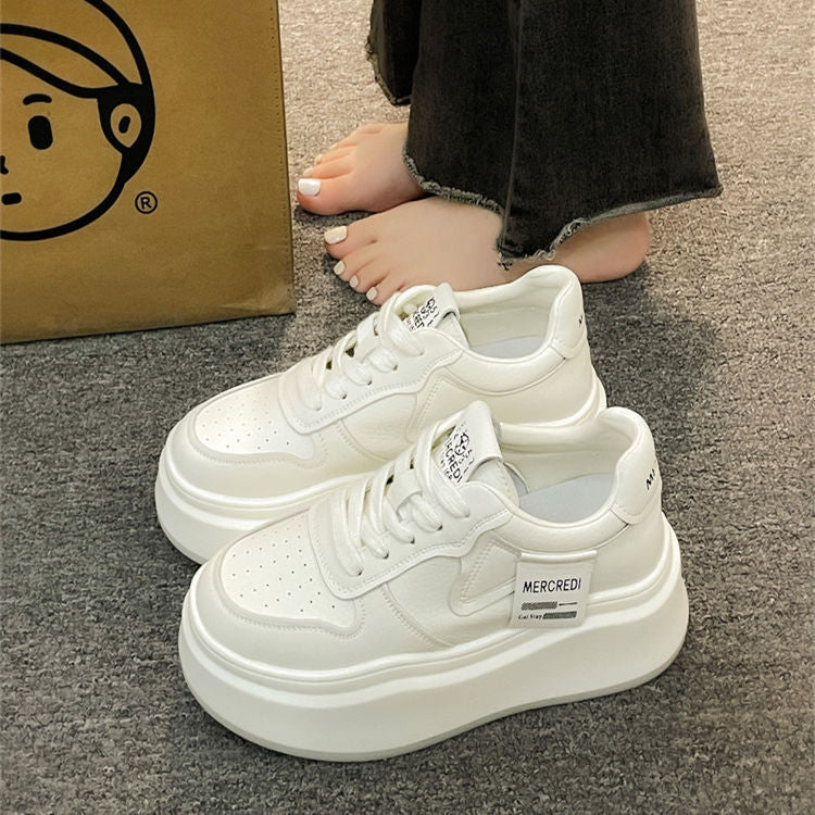 Designer Style Sneakers mit Plateausohle
